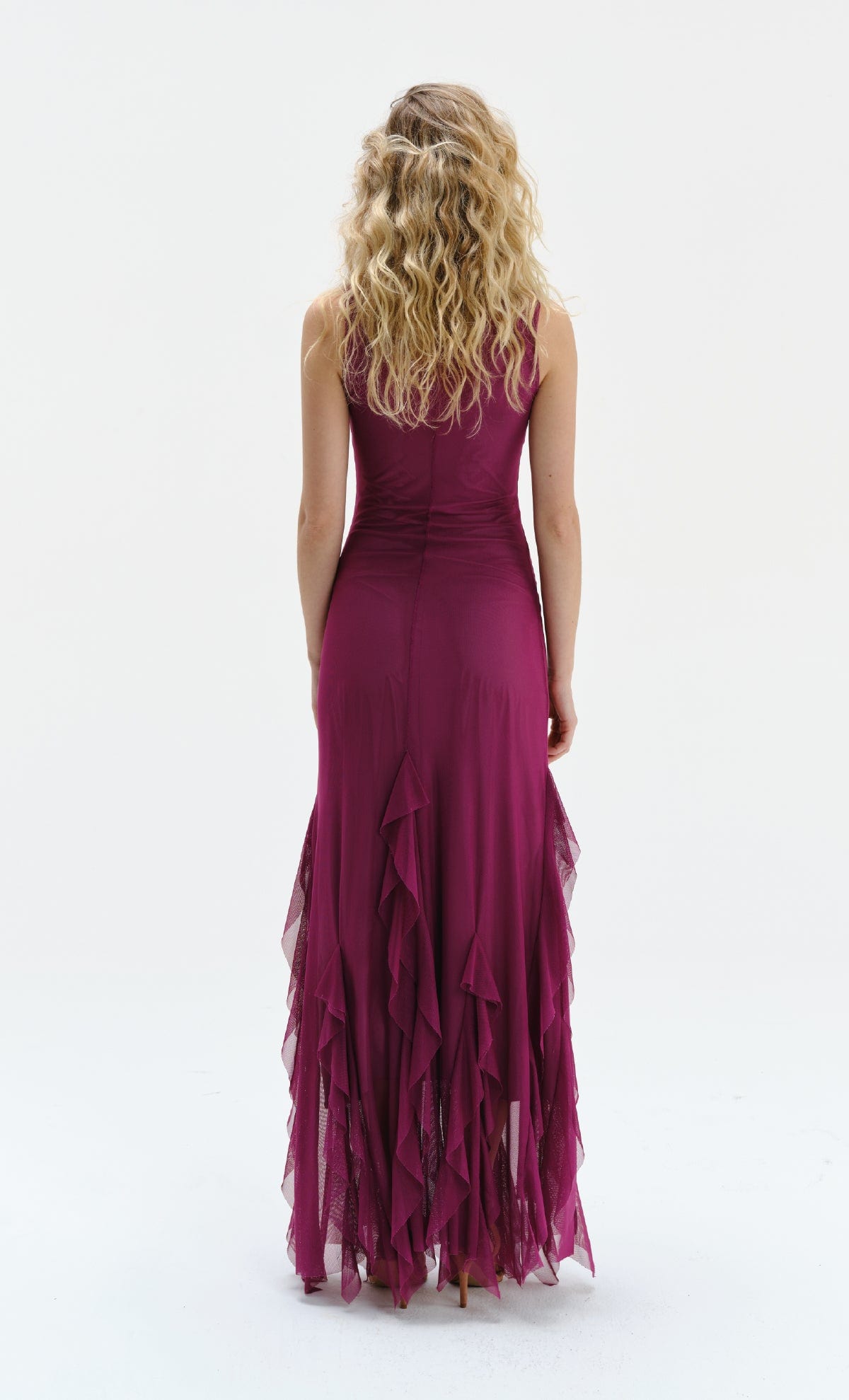Vestido largo Aneta Mauve - imagen 3