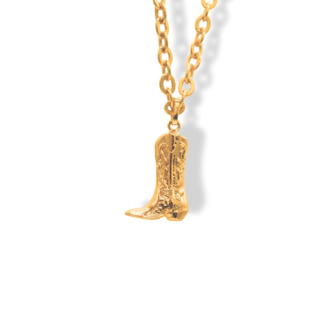 Cadena con bota texana grande - imagen 1