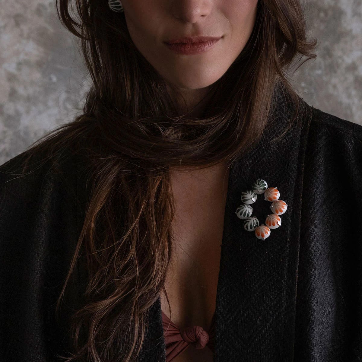 BROCHE 8 MEDIAS ESFERAS - imagen 4