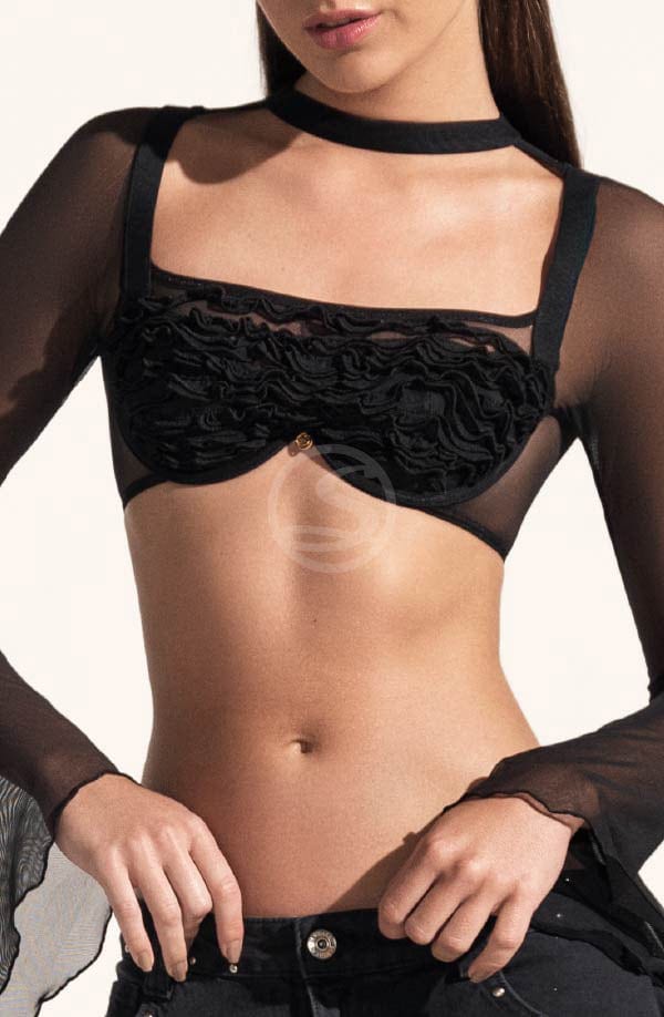 Bustier Levi Negro Santísimas Ref. S-607 - imagen 3