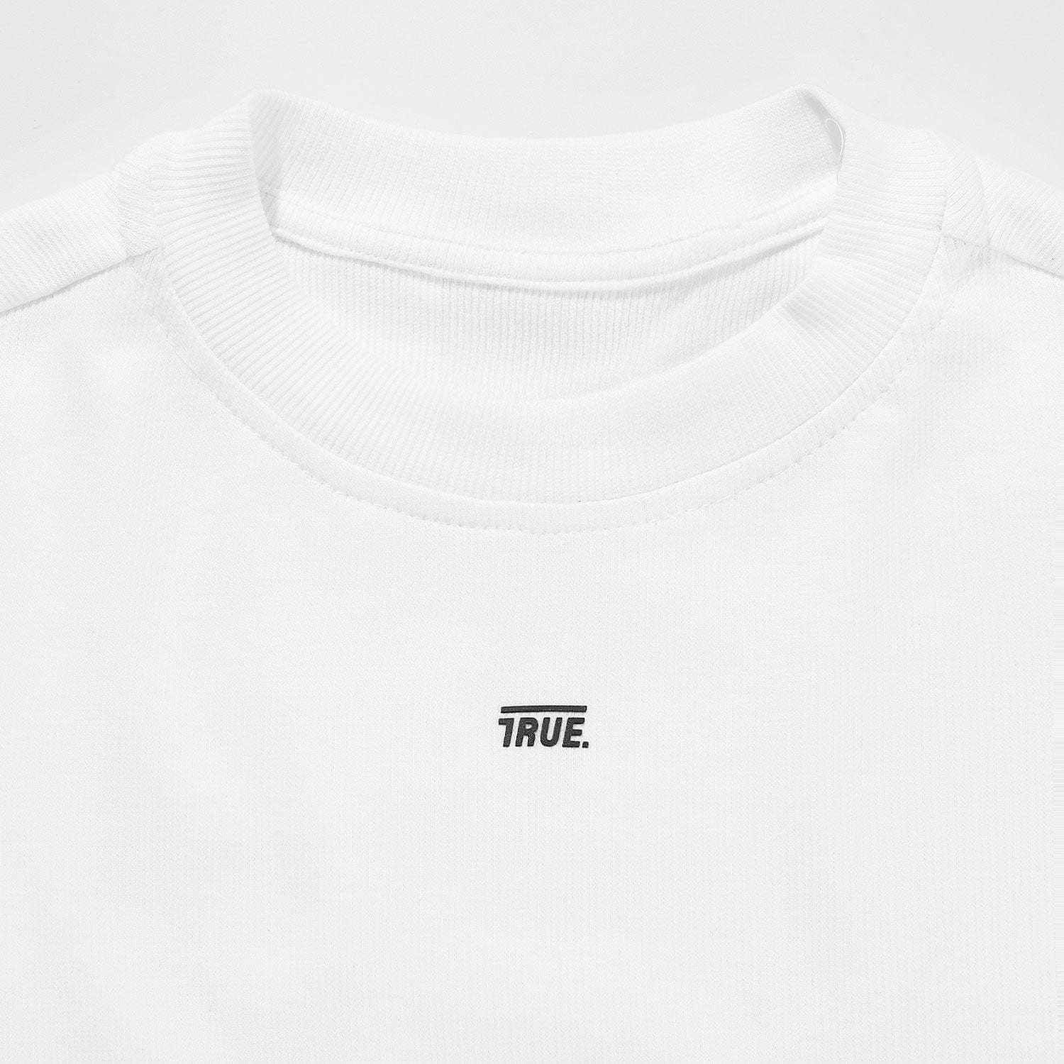 Slim Ribbed Fitted Tee - White - imagen 5
