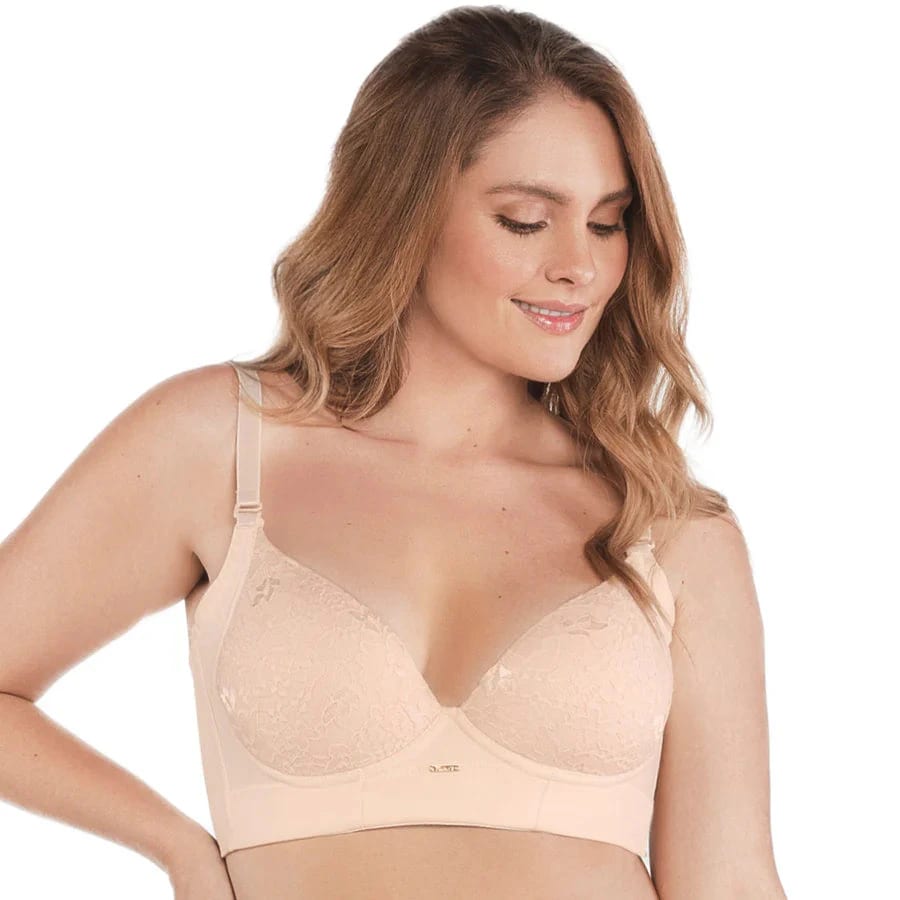 BRASIER REALCE NATURAL CON COPA EN BLONDA - imagen 1