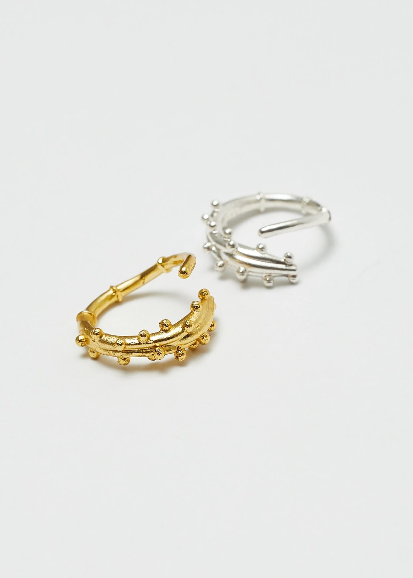 Set de anillos Estambre dorado y plata - imagen 1