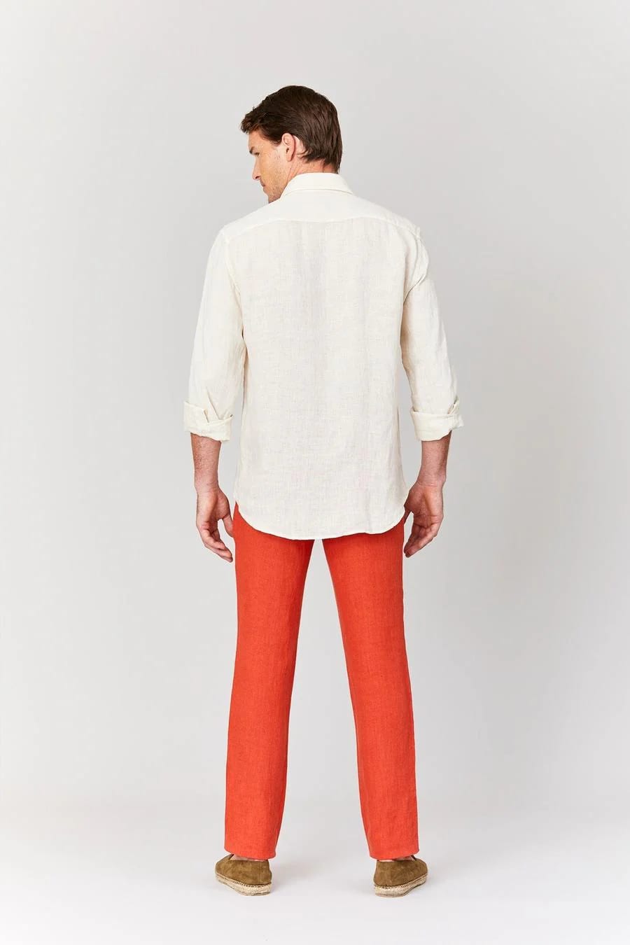 Men's linen pants chili basic - imagen 10