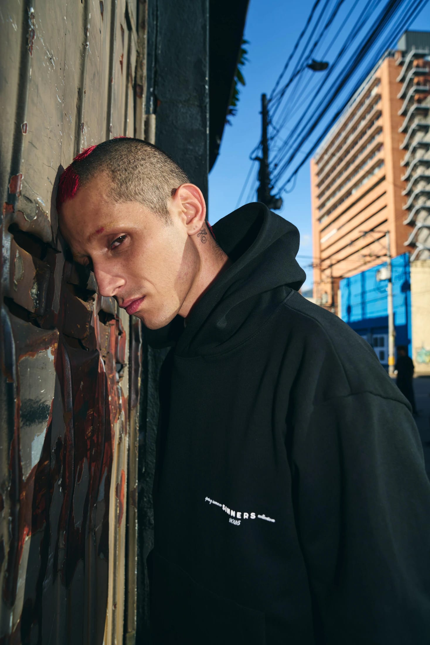 GARMENTS BLACK HOODIE - imagen 8