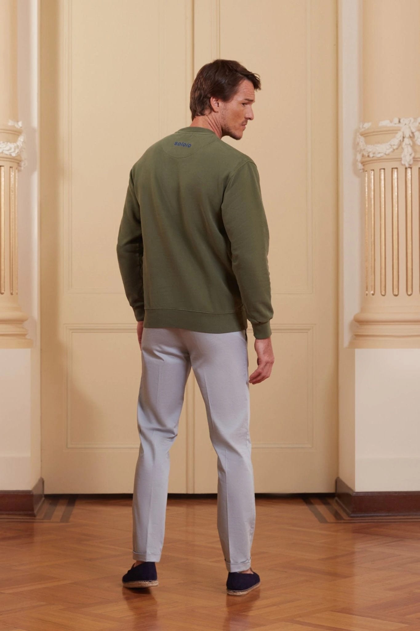 Men's milenario sweatshirt green - imagen 3