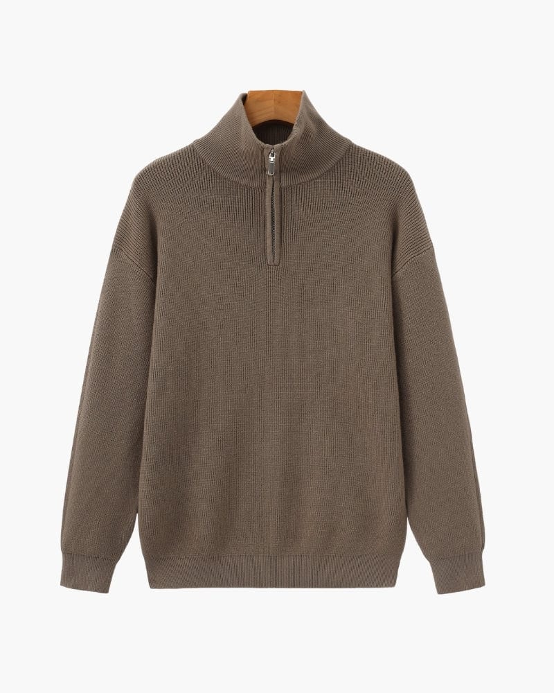 Refined Half-Zip Knit Pullover - imagen 2