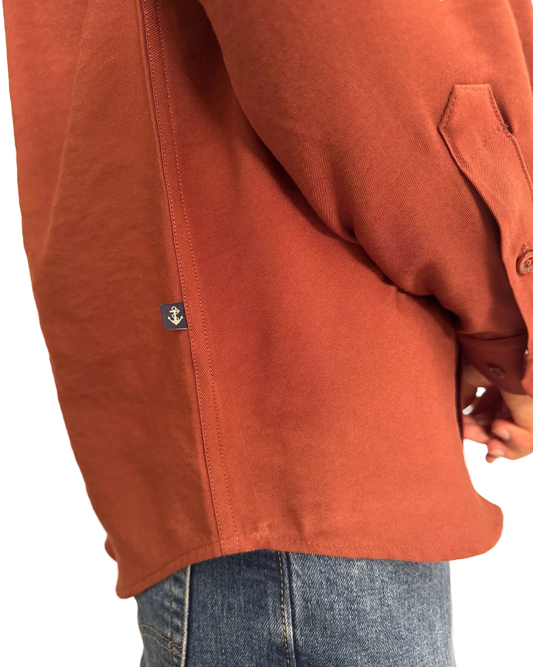 Camisa Terracota en rayón - imagen 6