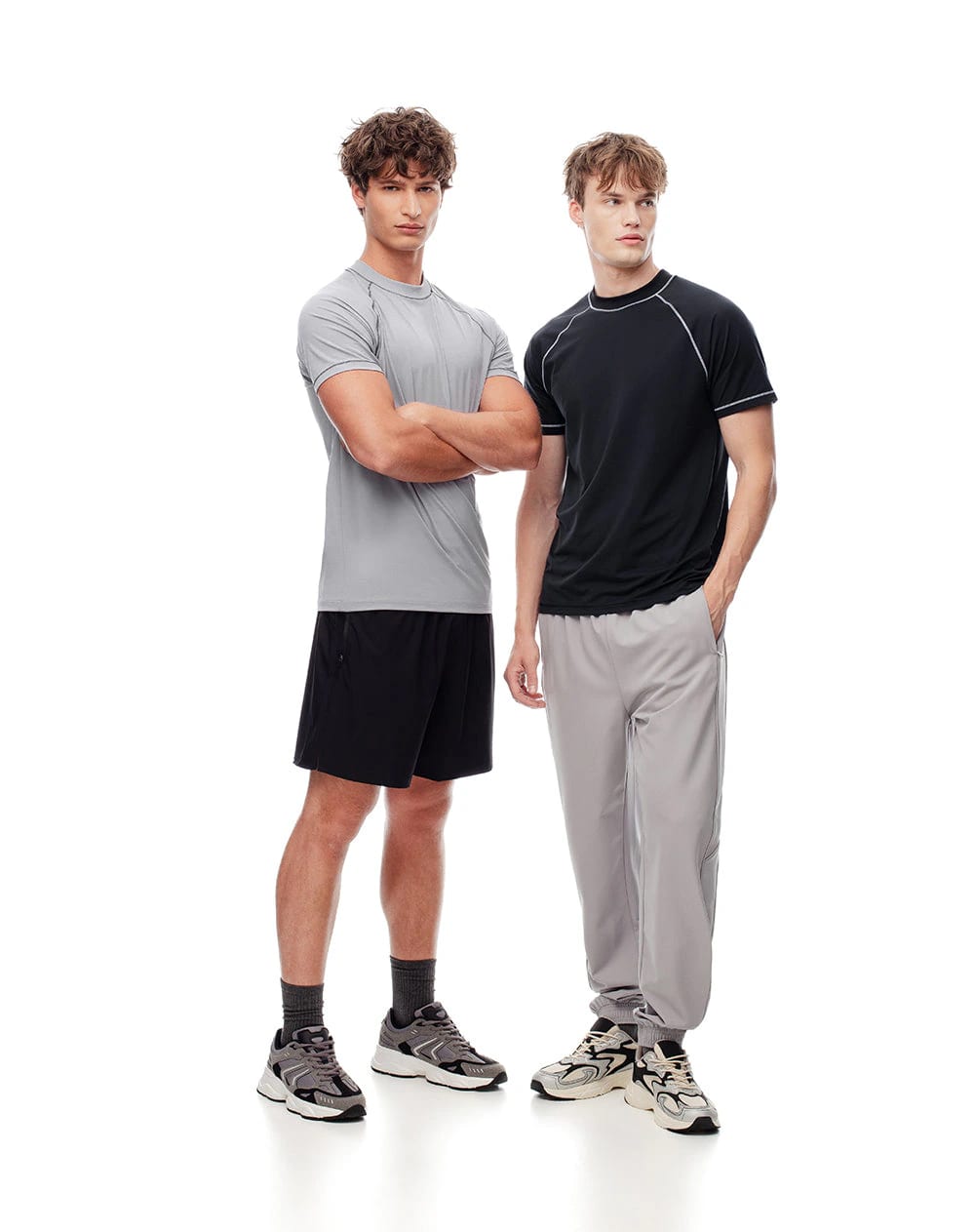 Camiseta deportiva secado rápido x2unds surtidas hombre - imagen 1