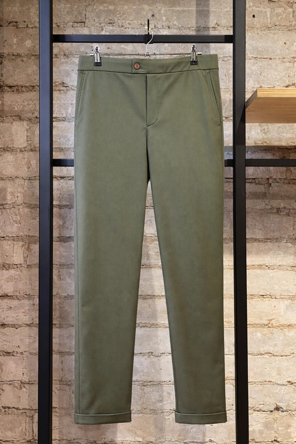 Pantalón Para Hombre Dril Verde - imagen 1