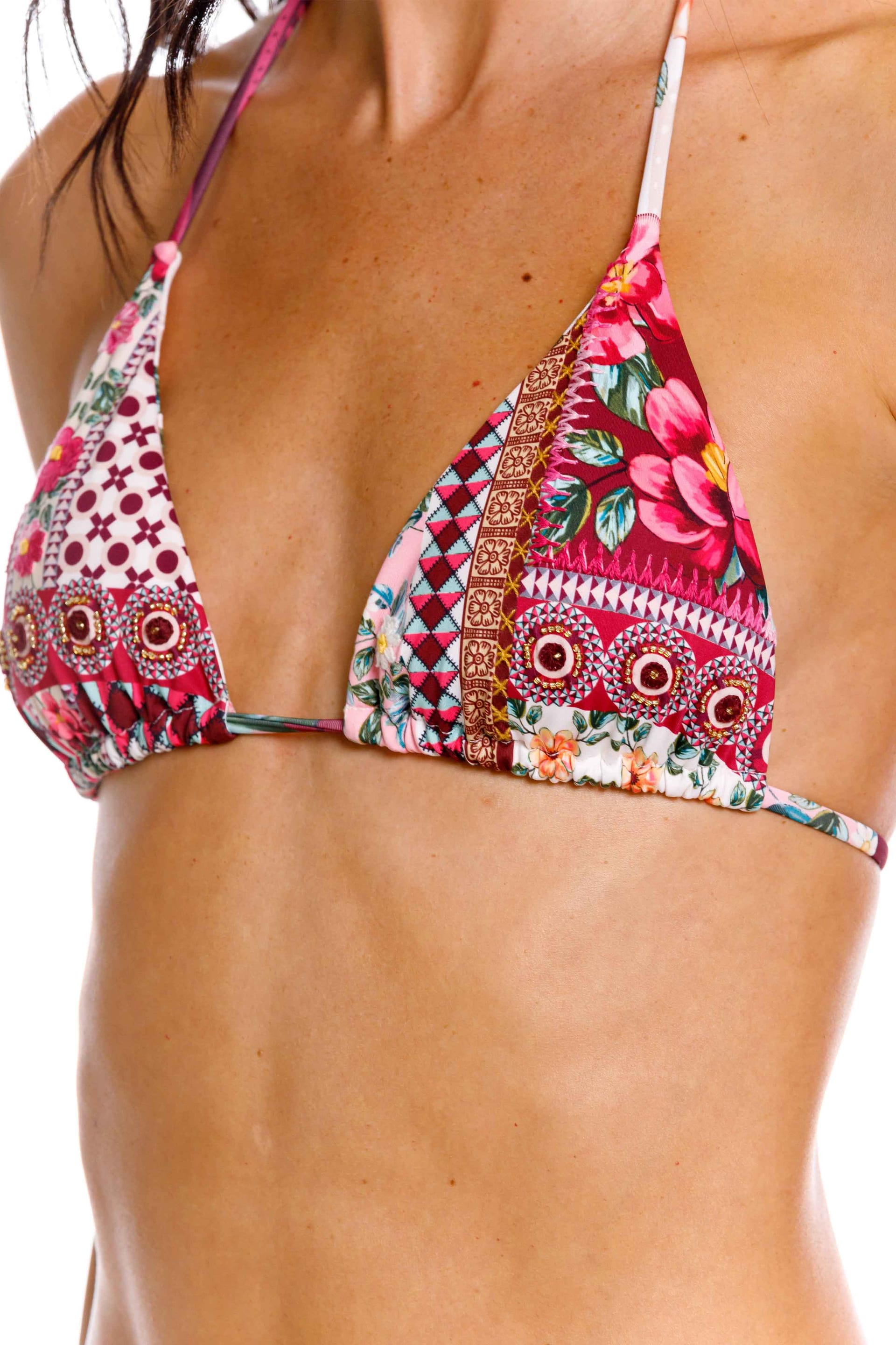 Top Triángulo de Bikini Kenia Patch - imagen 1