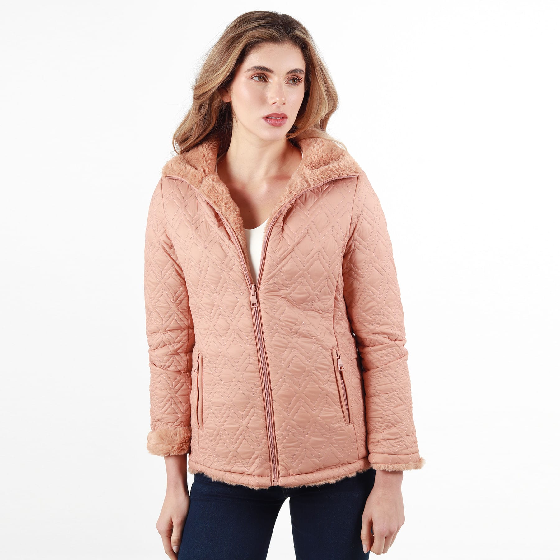 Chaqueta Doble faz Acolchada Suave - imagen 4