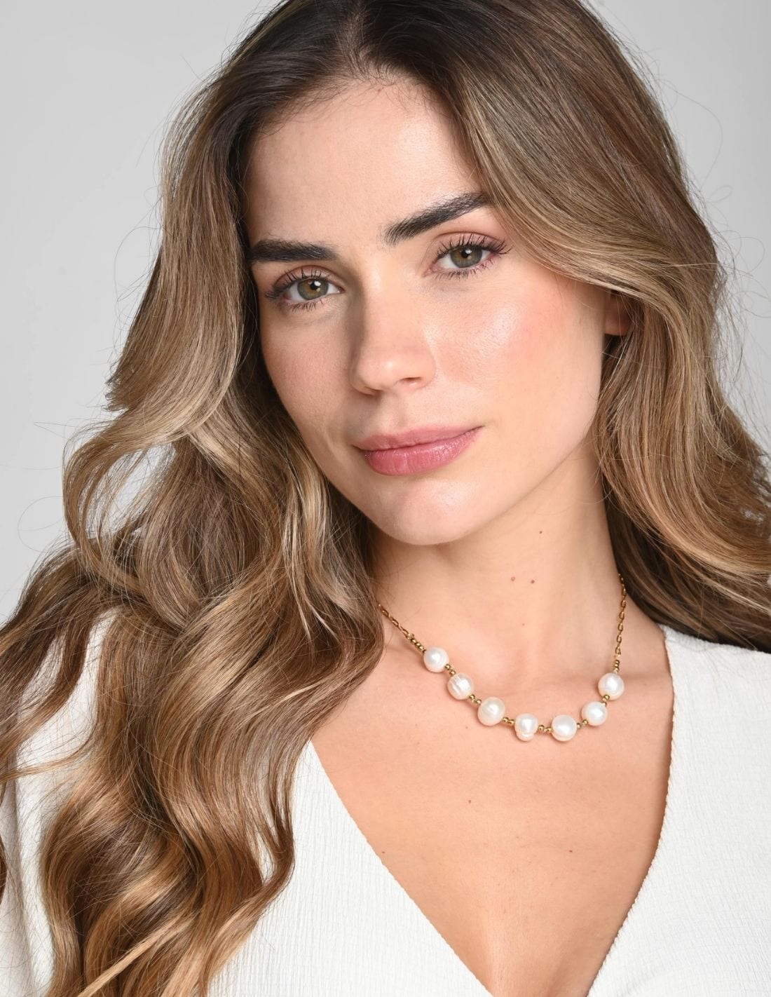Collar Narella Perla + Marfil - imagen 1
