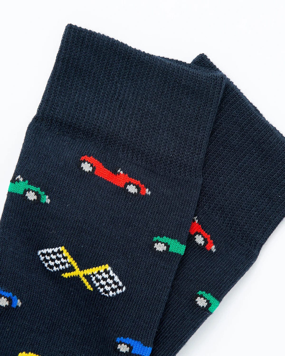 Medias Algodón Estampado Carros Formula 1 - Fondo Azul - imagen 2