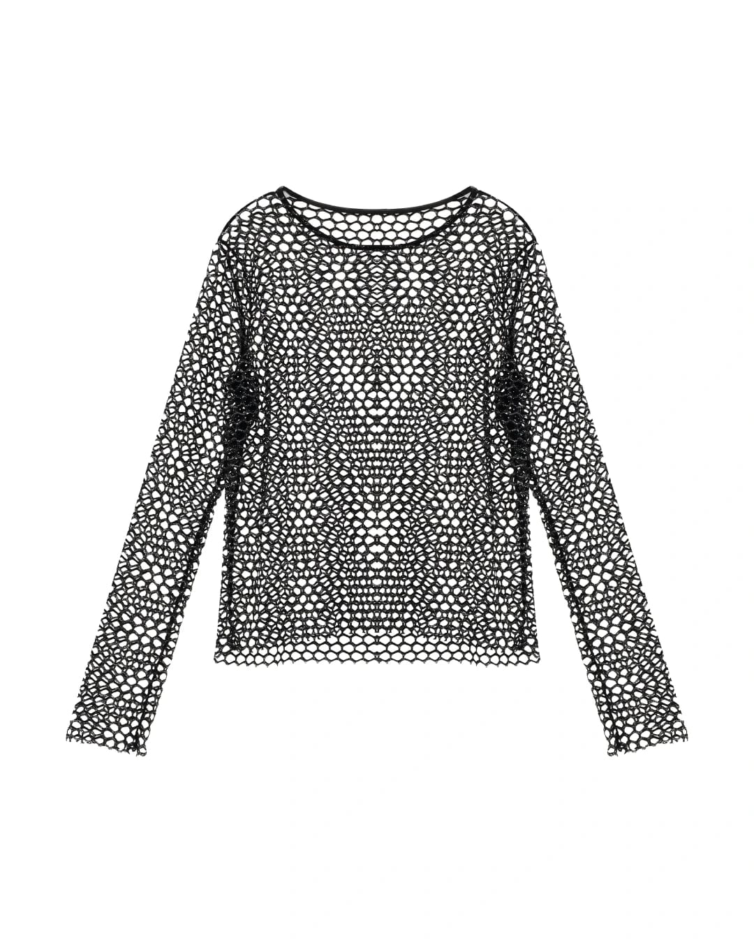 Blusa en malla - VENUS NEGRA: Talla L - imagen 2