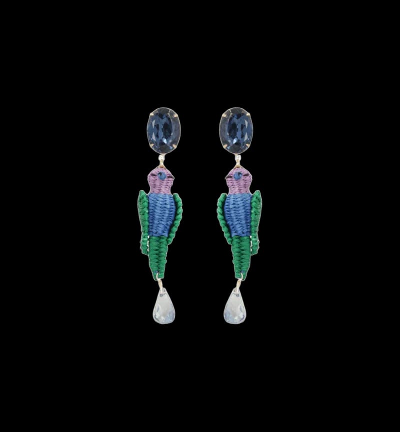 HUMMING BIRD EARRINGS - imagen 1