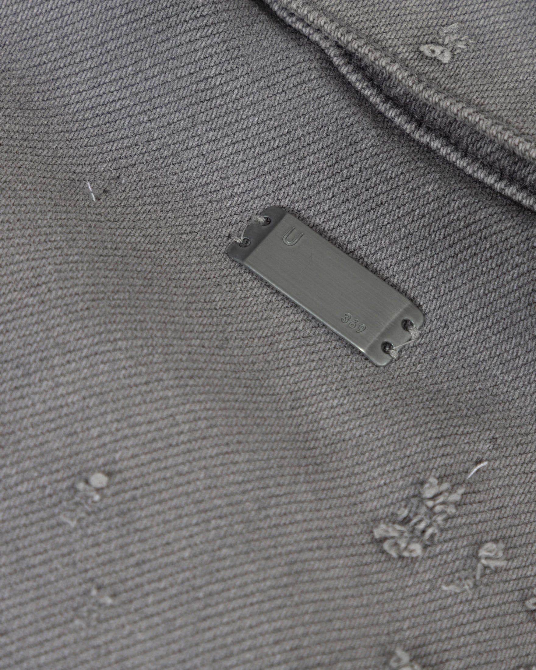 Holy State UNDRGLD Ripped Jacket Washed Gray - imagen 5