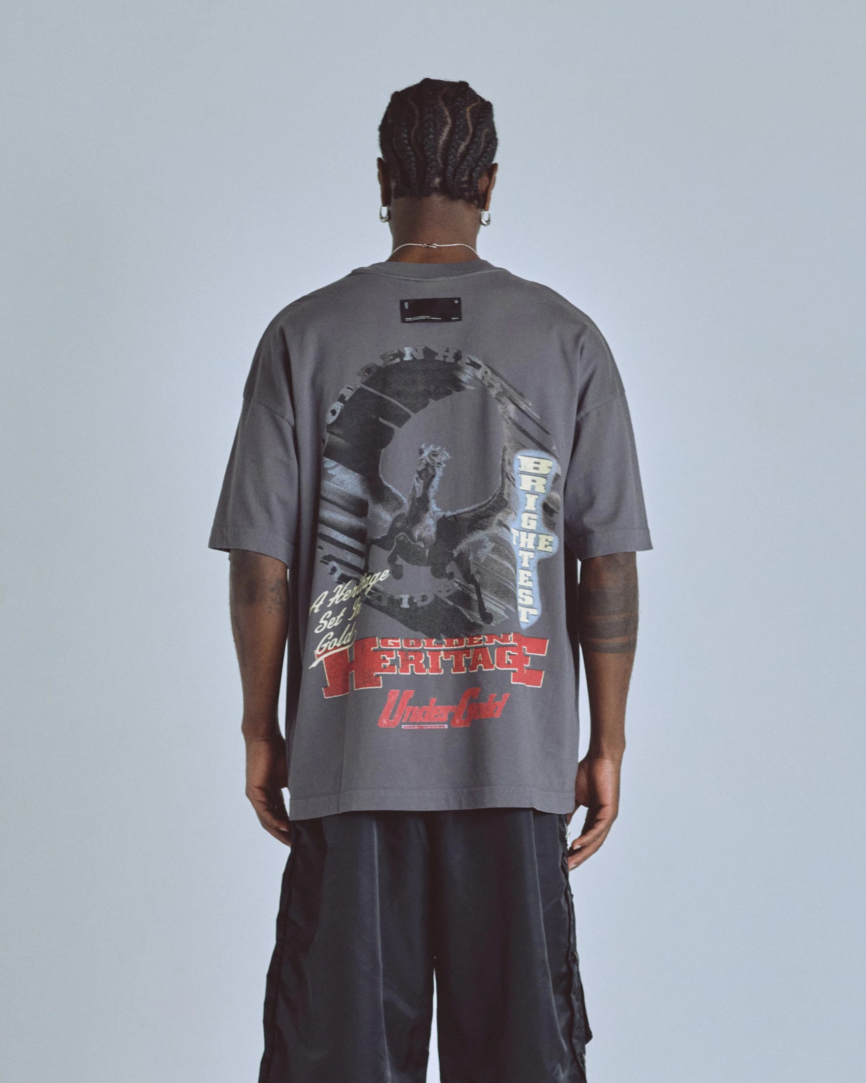 Golden Heritage Pegasus Tshirt Gray - imagen 7