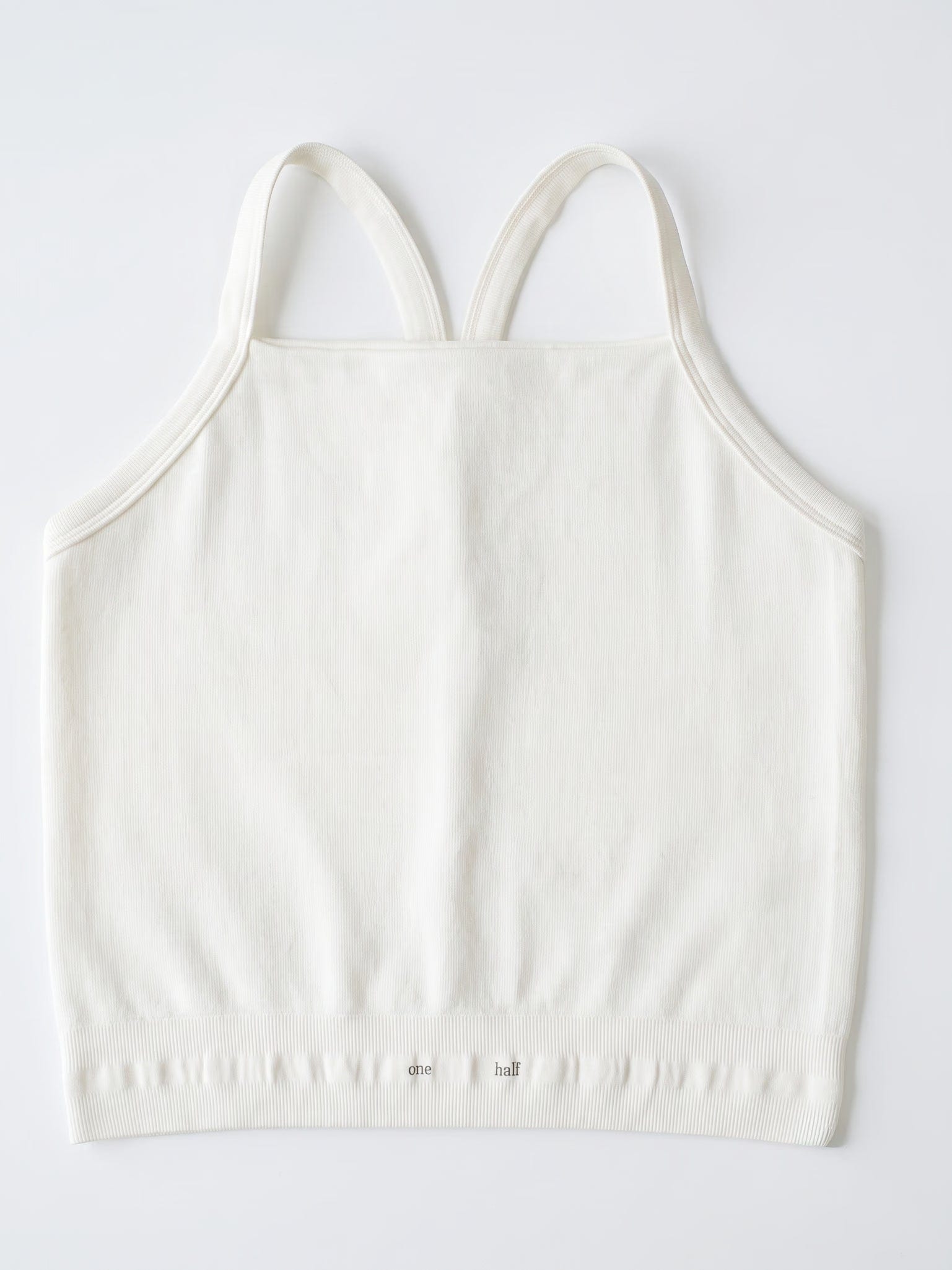 BOX SEAMLESS TANK TOP - IVORY - imagen 5