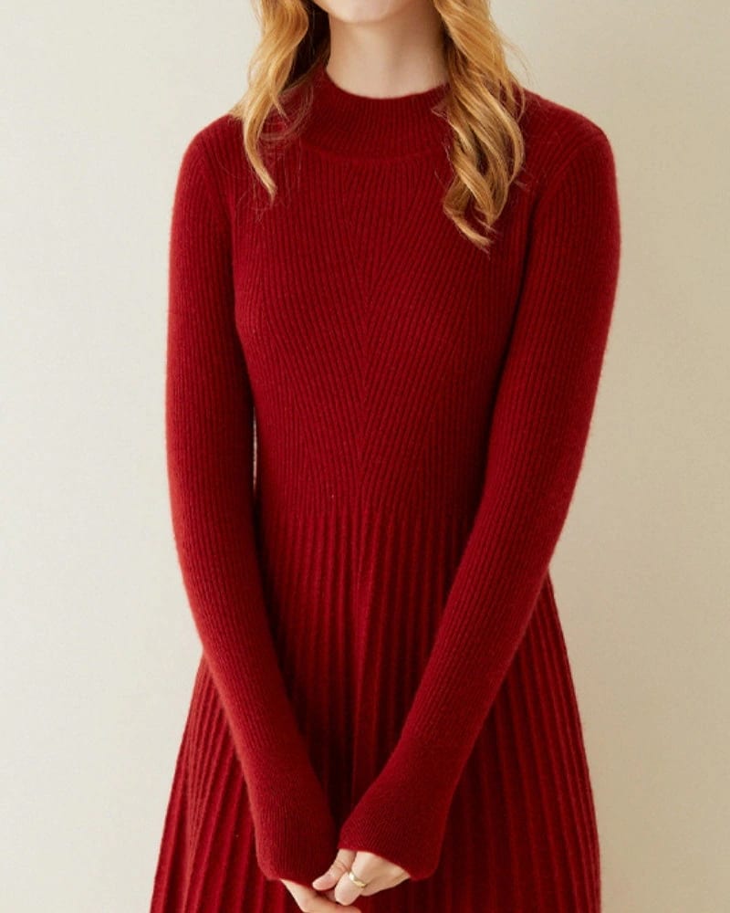 Pure Cashmere Flare Dress - imagen 3