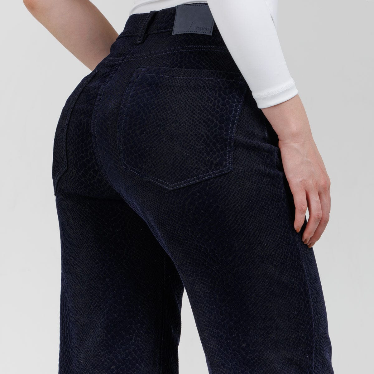 Pantalón Wide Leg Azul Ax-3083 licrado - imagen 5