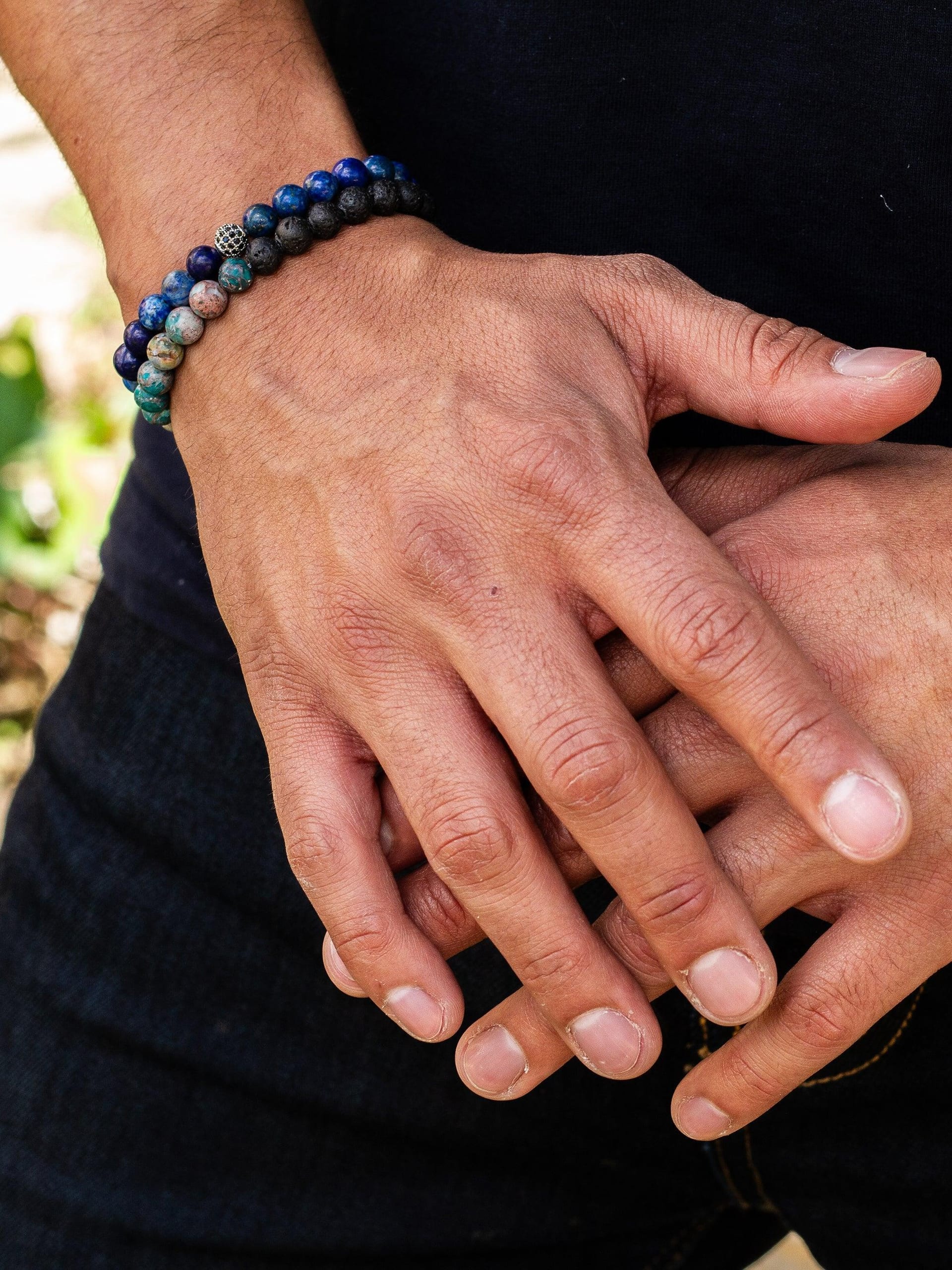 Brazalete Lapislazuli 6mm - imagen 7