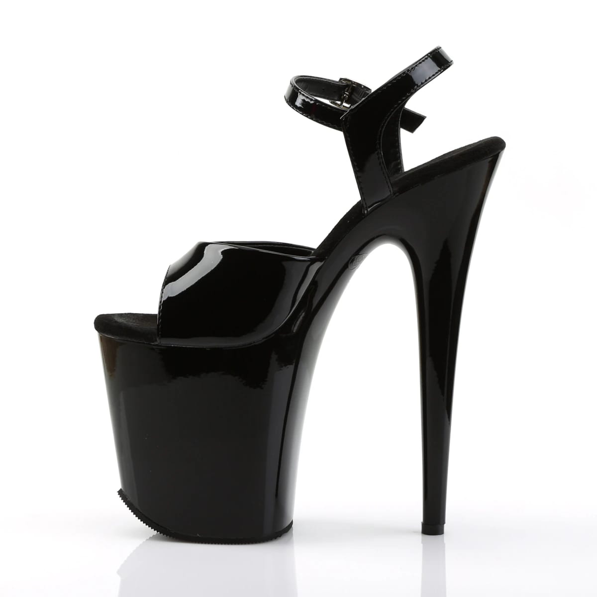 Tacones Flamingo Negros – Plataforma Pleaser –  FLAM809 - imagen 4
