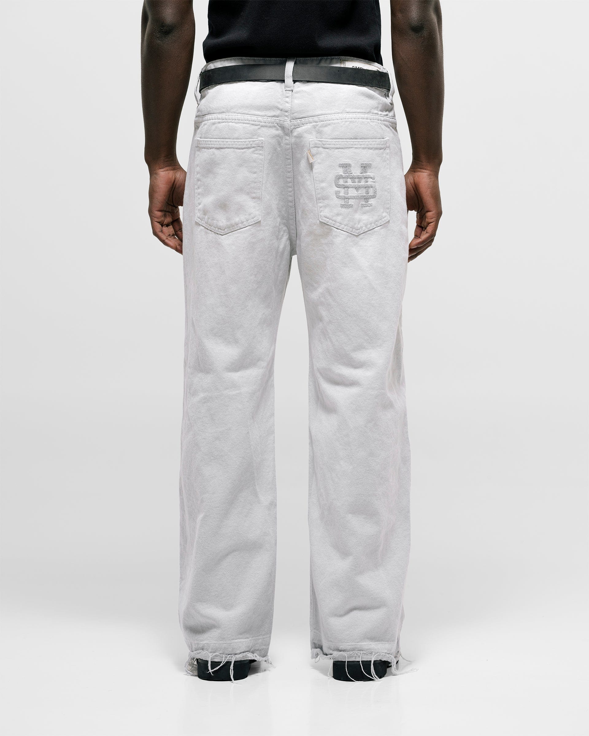 Flared Pants - Gris Claro Desgastado - imagen 6