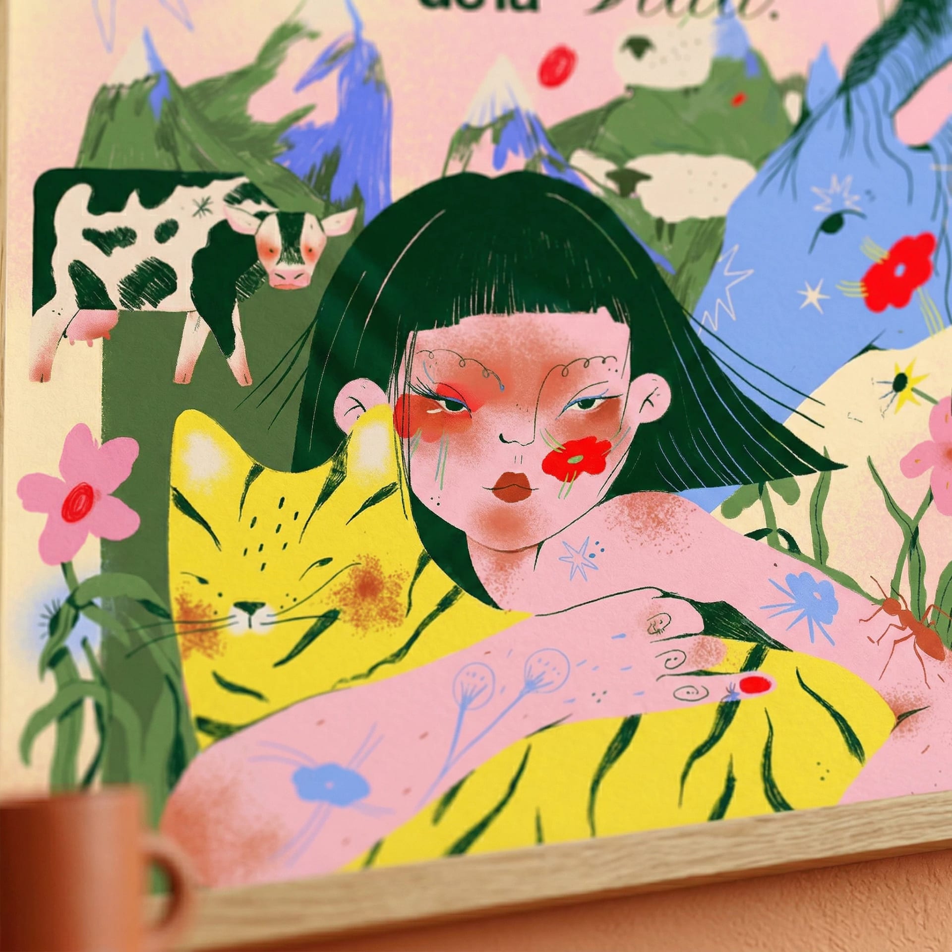 🌸🐄 Póster Guardiana - imagen 2