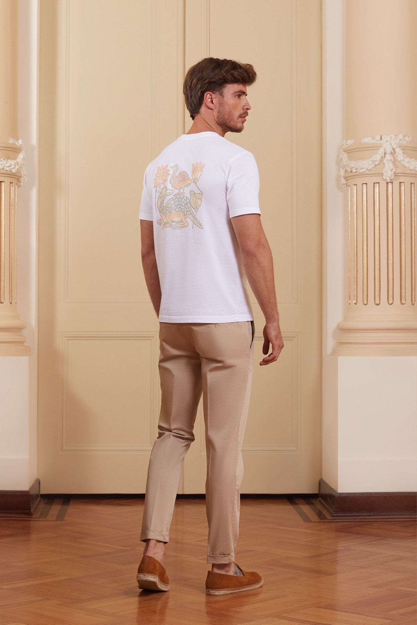 Men's san vitale t-shirt orange - imagen 4