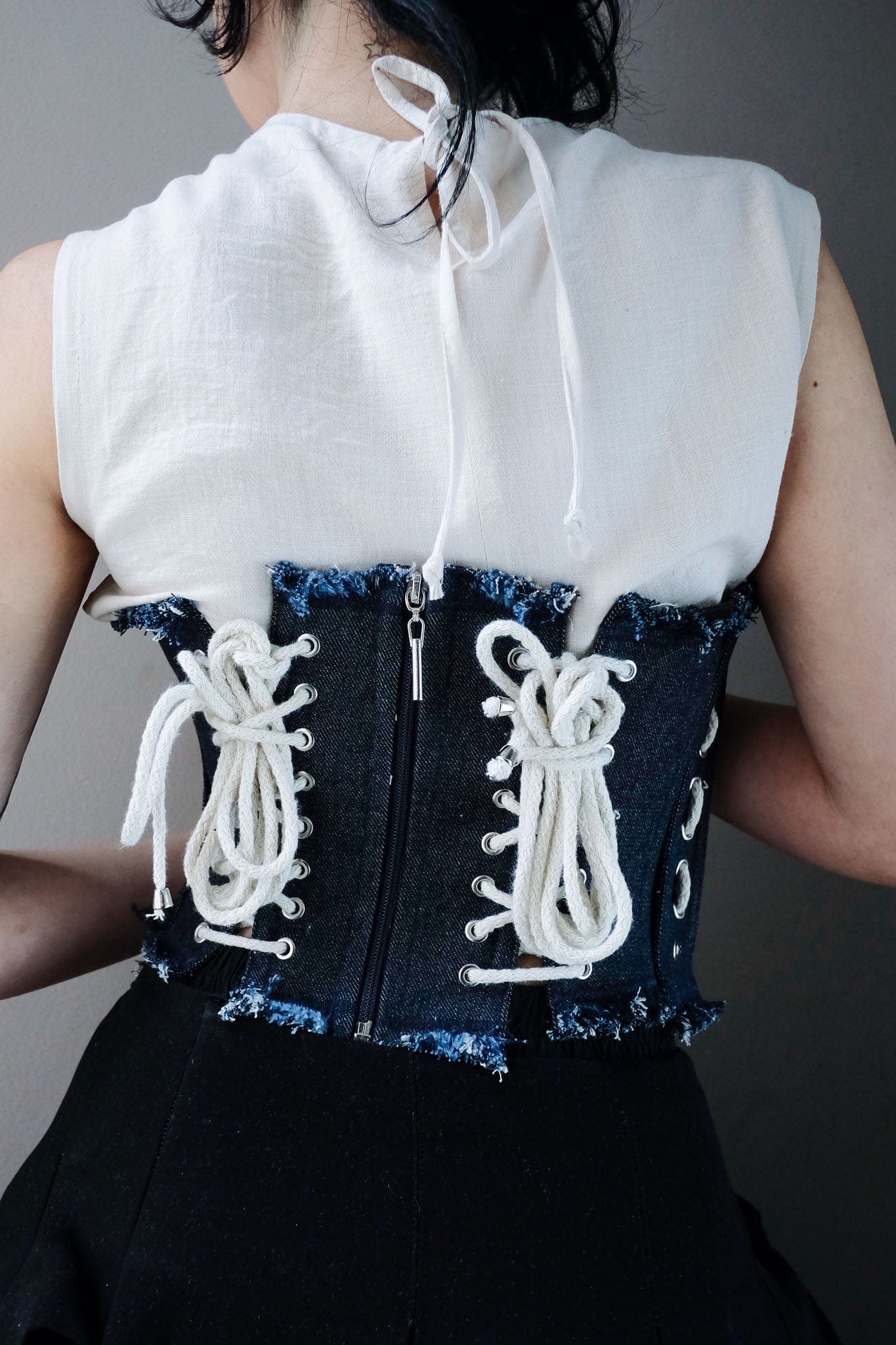 Corset Piel largo Guipure - imagen 3