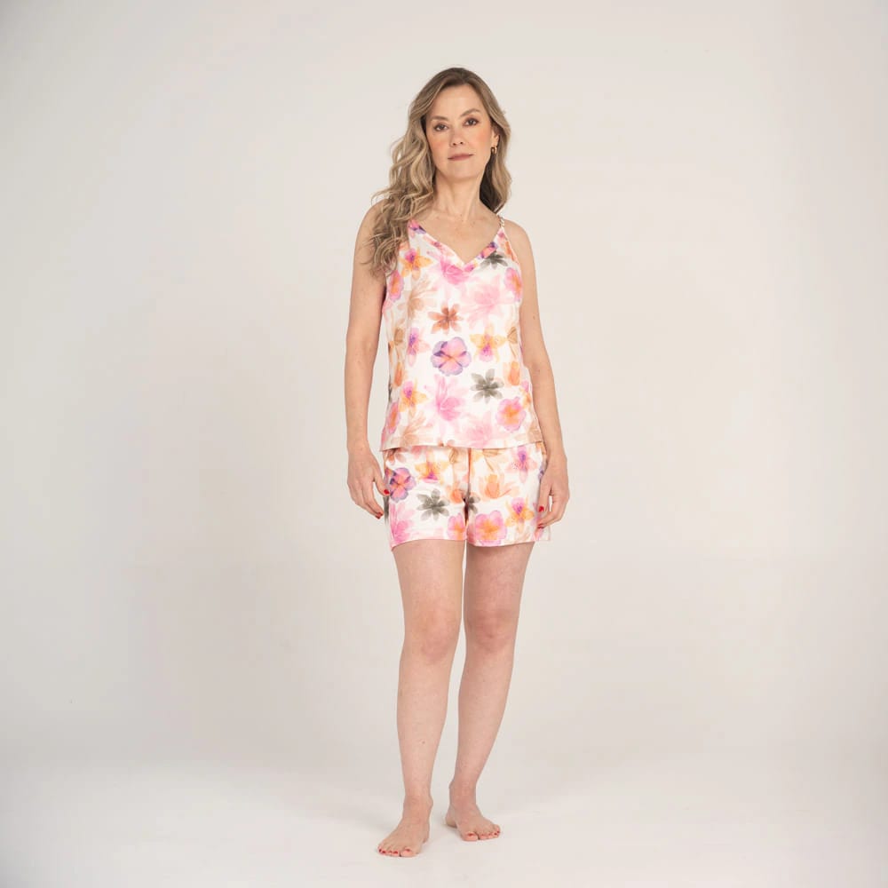 Conjunto de Pijama Short Óleo. - imagen 2