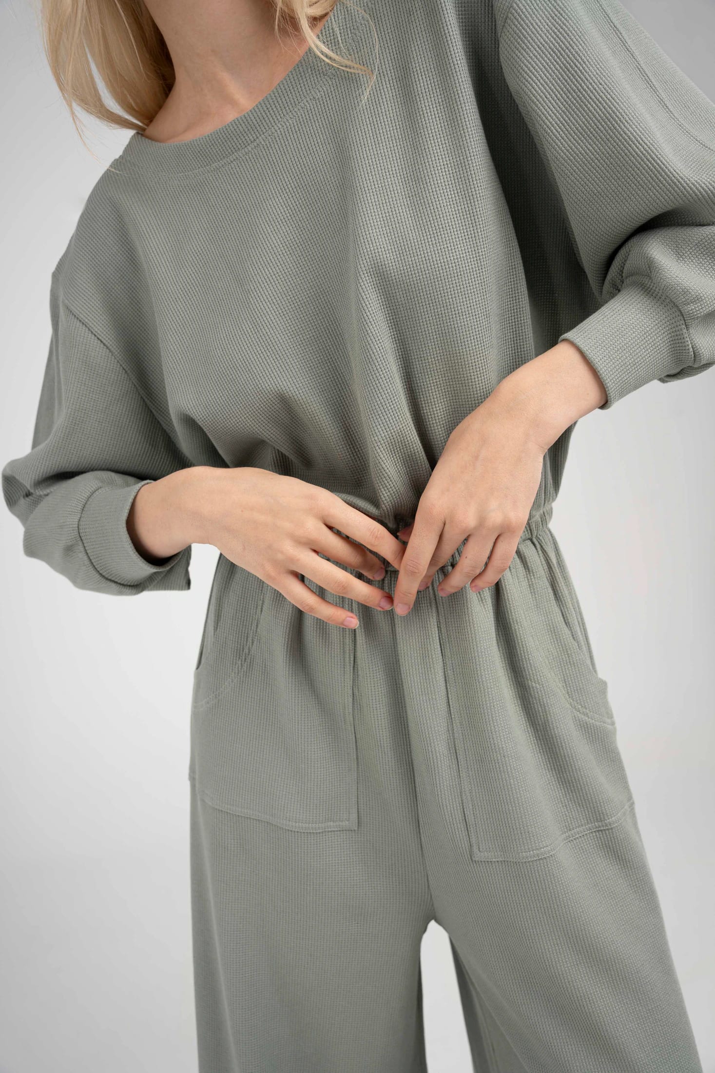 Organic Waffle Jumpsuit - imagen 4