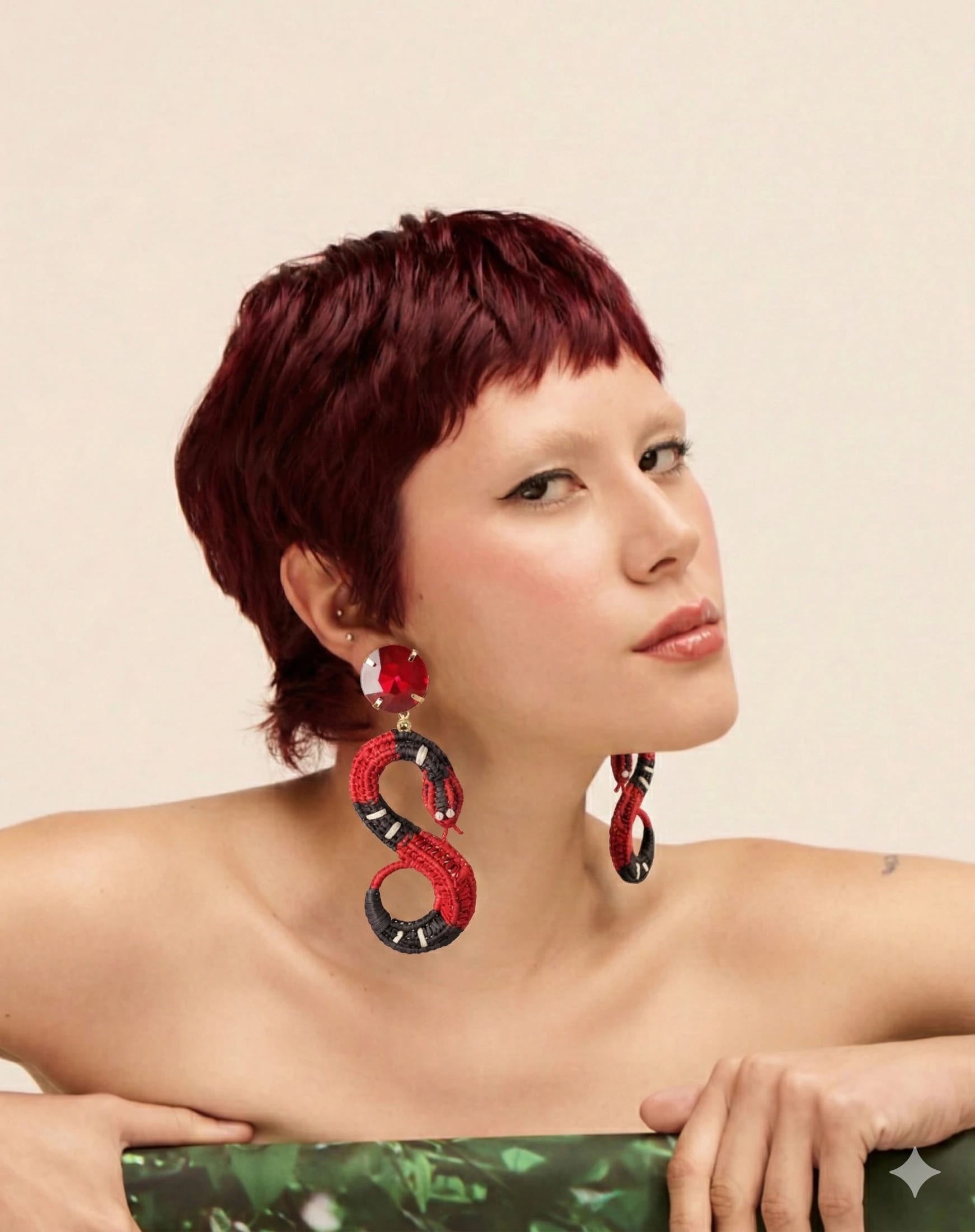 CORAL EARRINGS - imagen 2