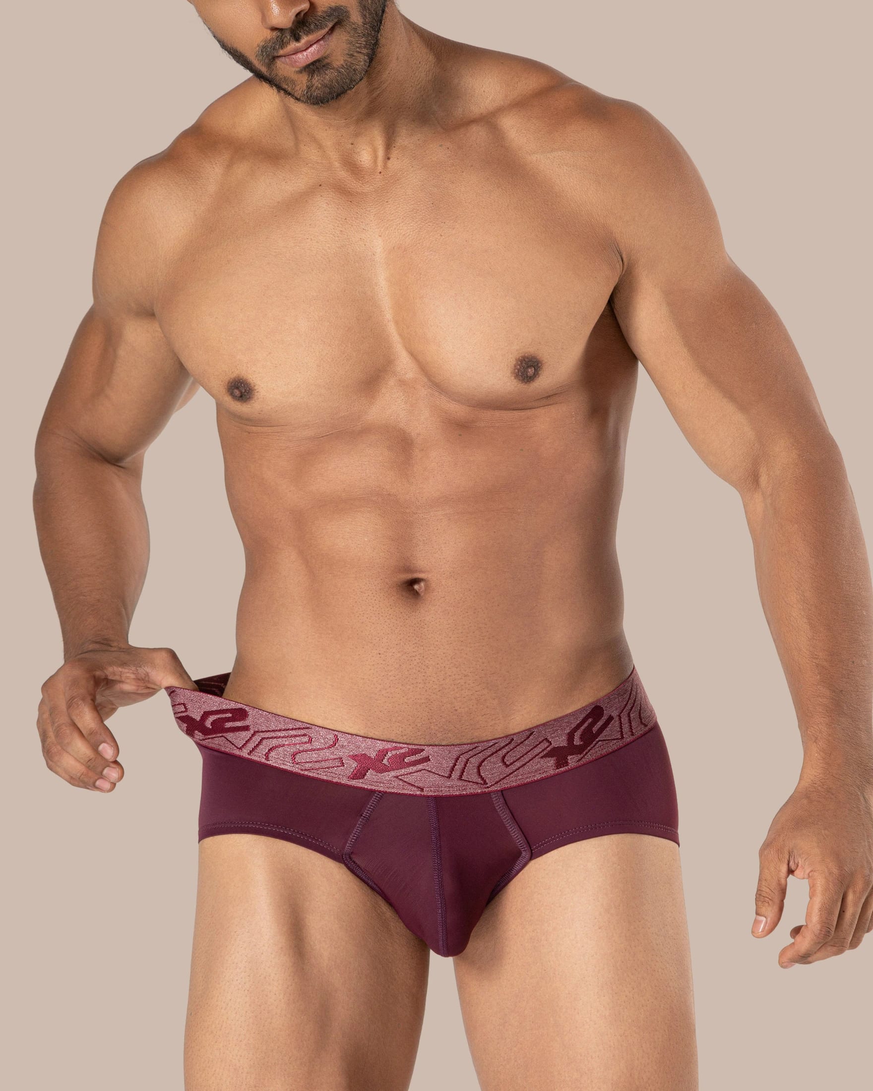 Brief Grandeza Nylon Vino X2 - imagen 1