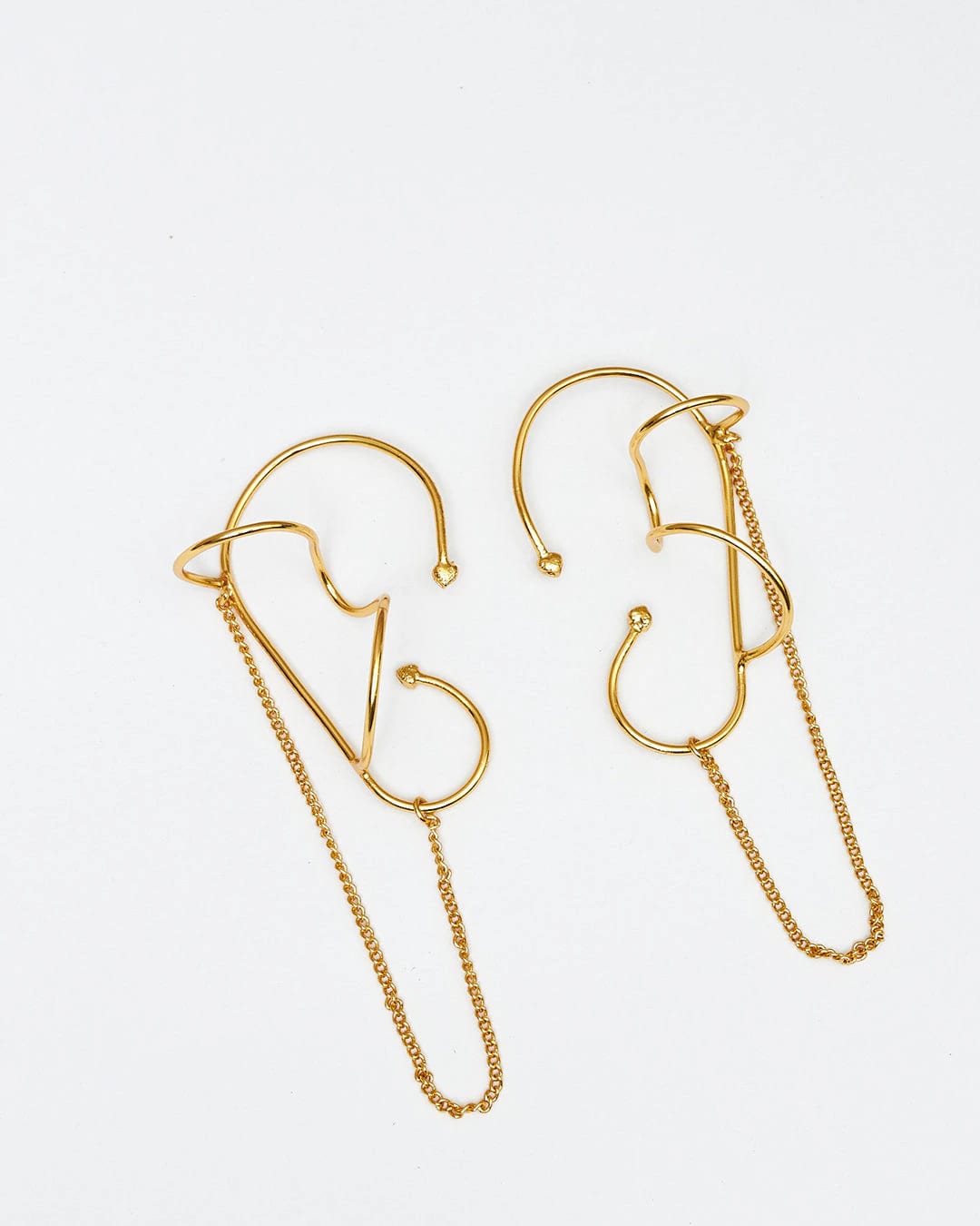 Looped Chain Earcuff - imagen 1