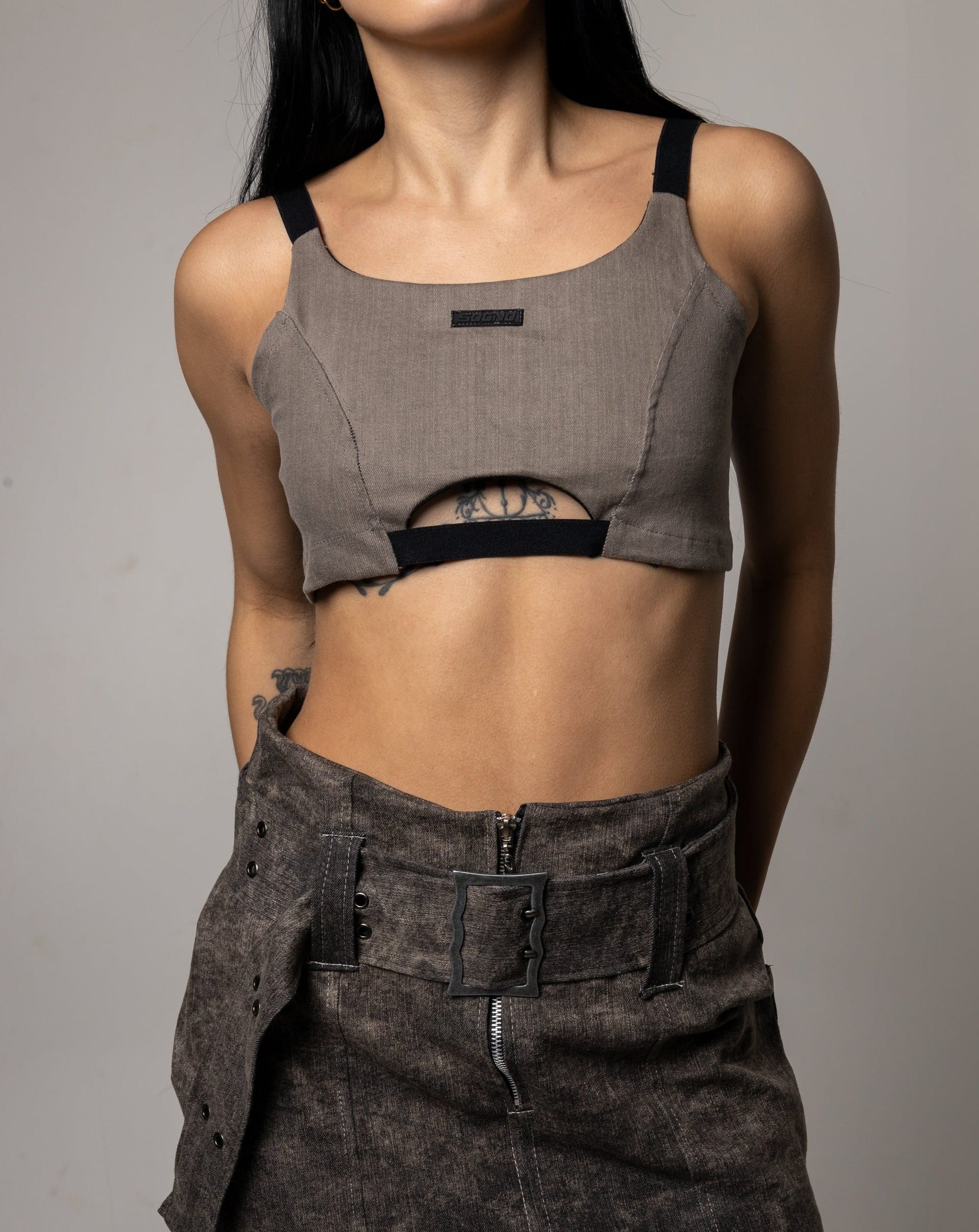 Top Marie- Gris - imagen 2