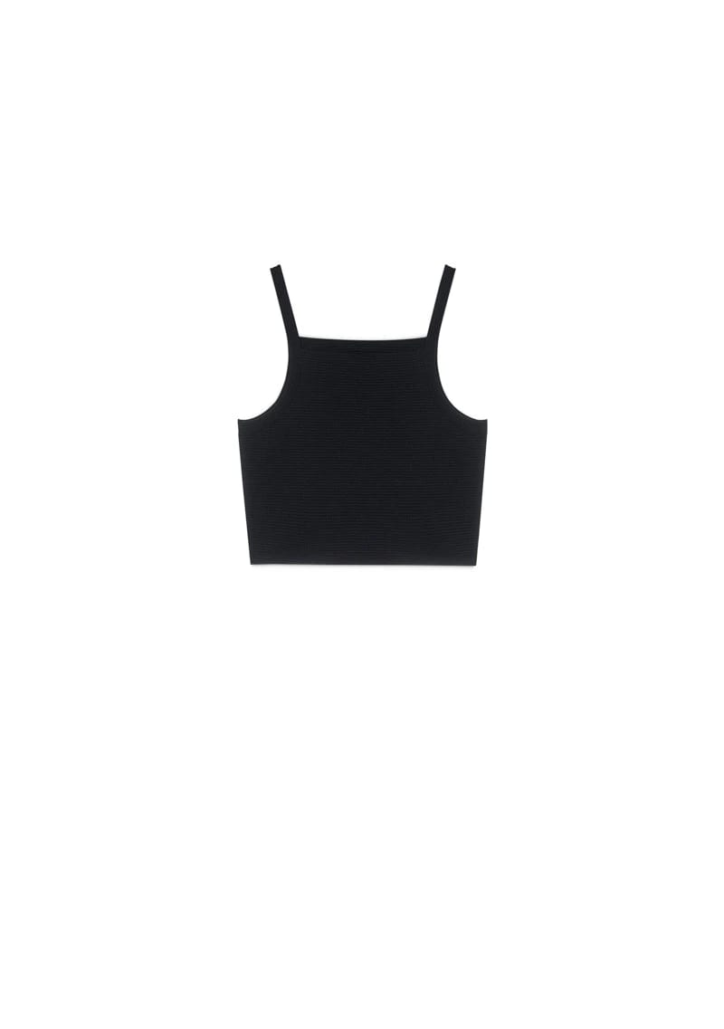 Monclair black crop top - imagen 1