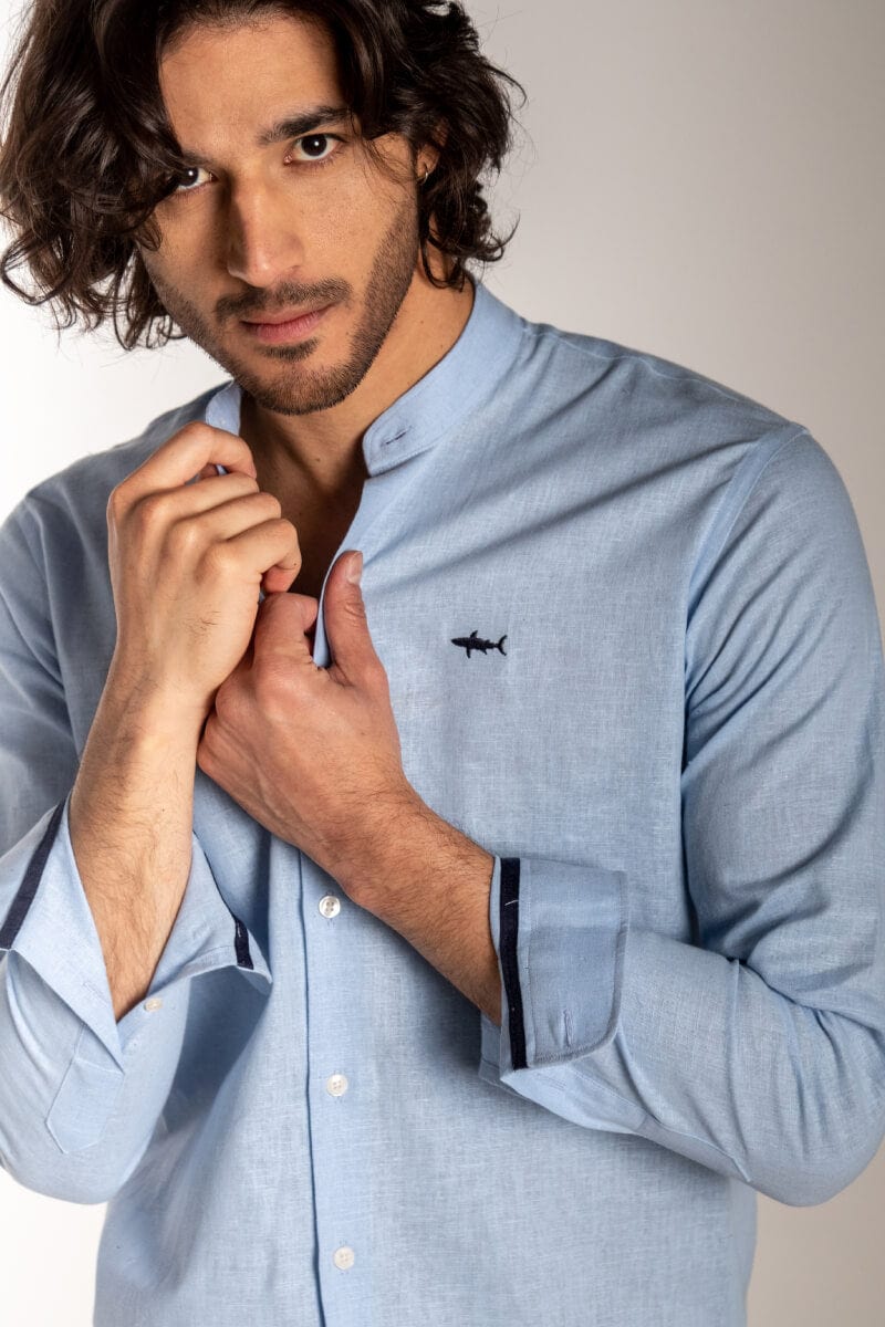 CAMISA NERU AZUL CLARA - imagen 2