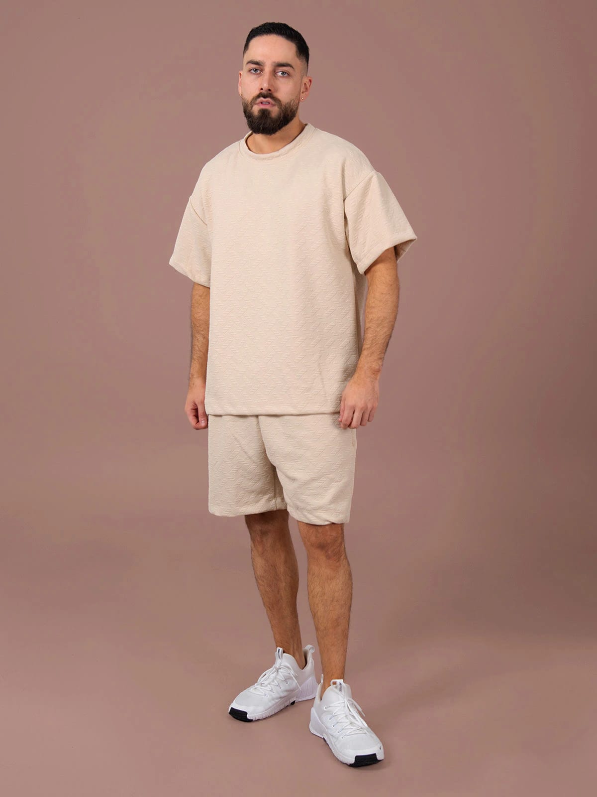 set mucura hombre beige - imagen 1