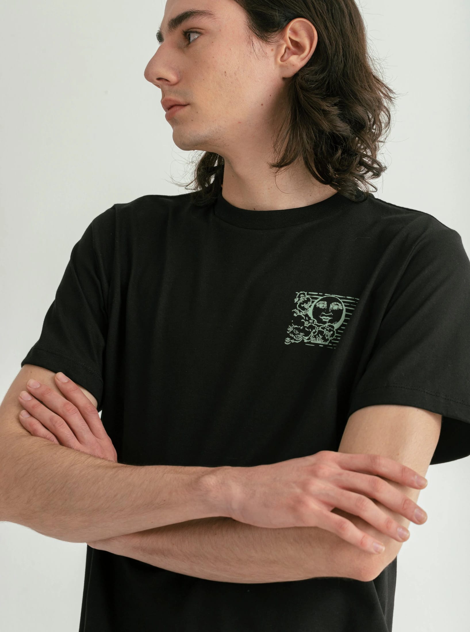 CAMISETA TAROT LUNA HOMBRE - imagen 2