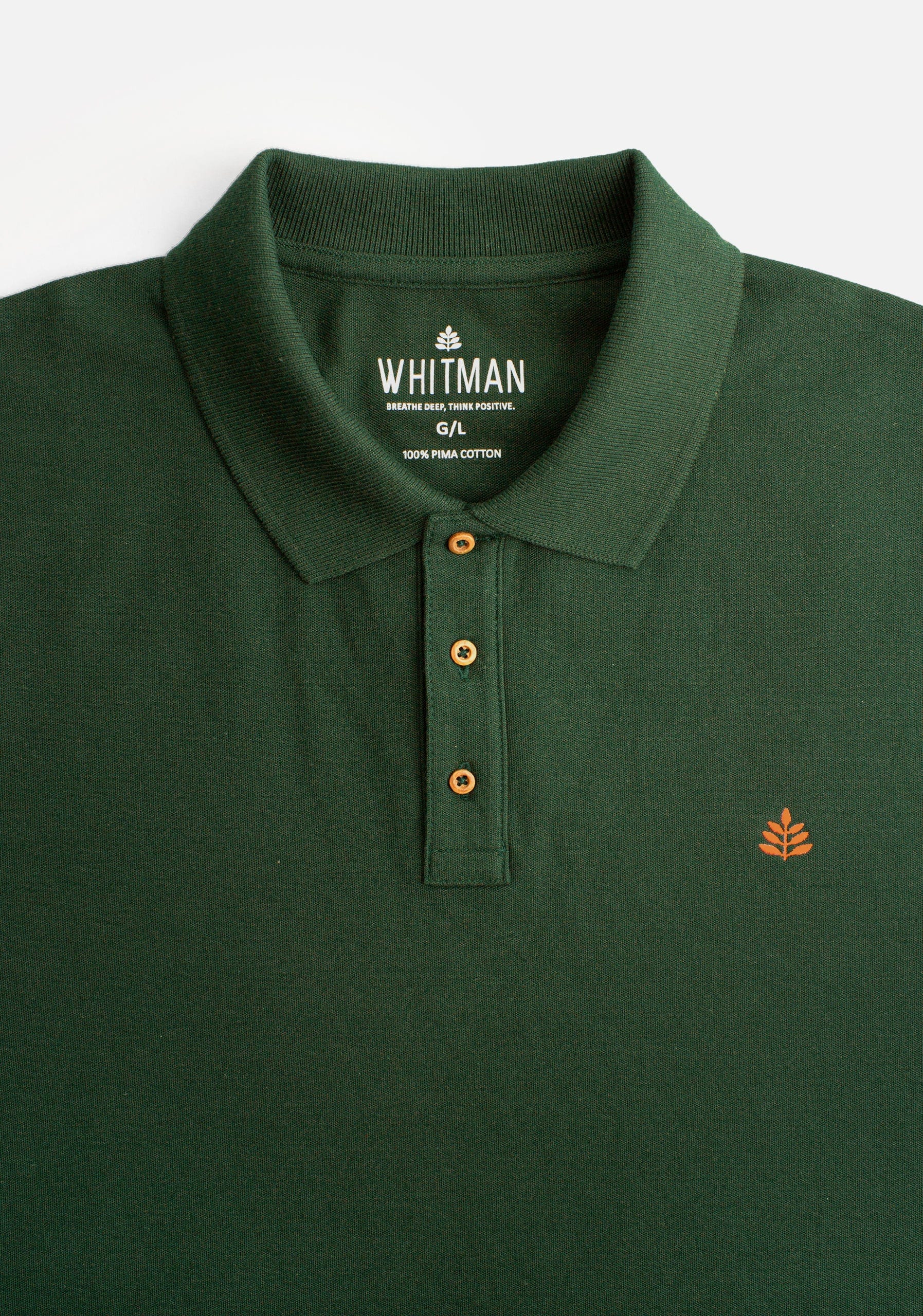 Camiseta Polo H Unicolor L-Nar Verde Osc - imagen 6