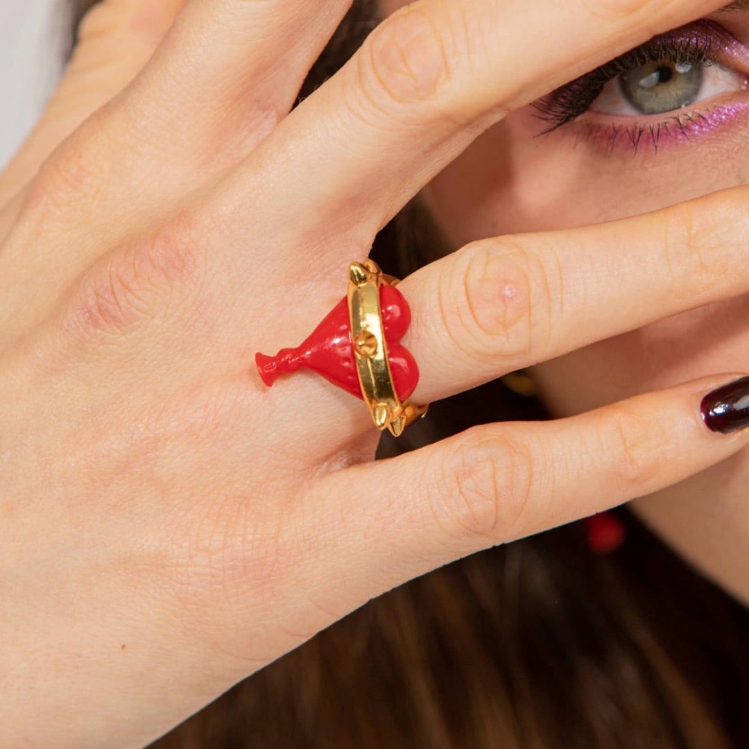 Fun heart Balloon ring - imagen 2