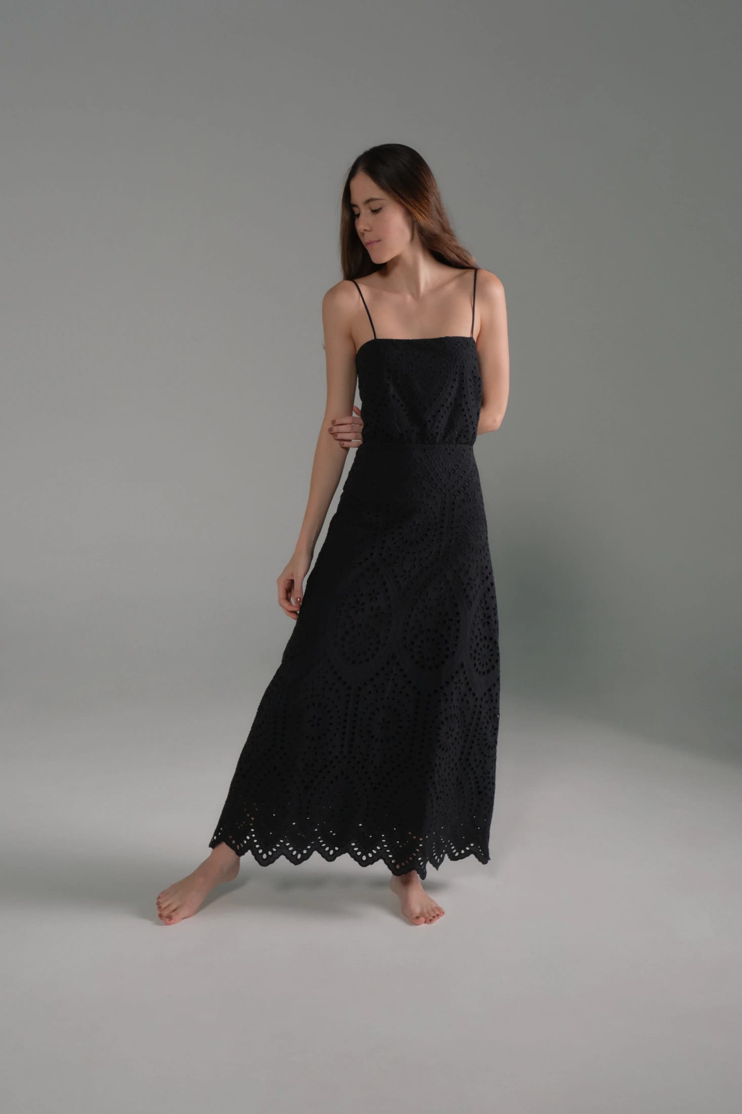 Nativa Cotton Eyelet / Black - imagen 1
