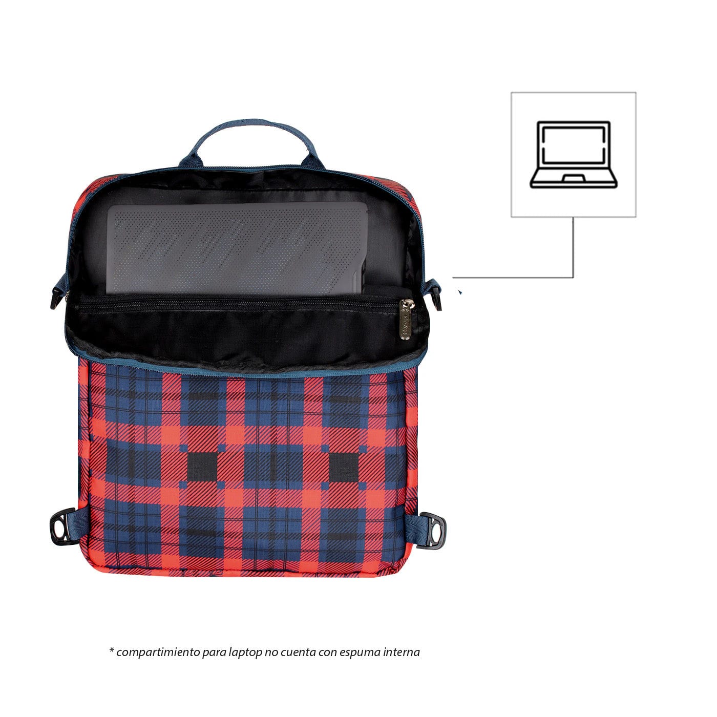 Bolso Manos Libres Convertible a Morral Citybags ULTRA Royal - imagen 6
