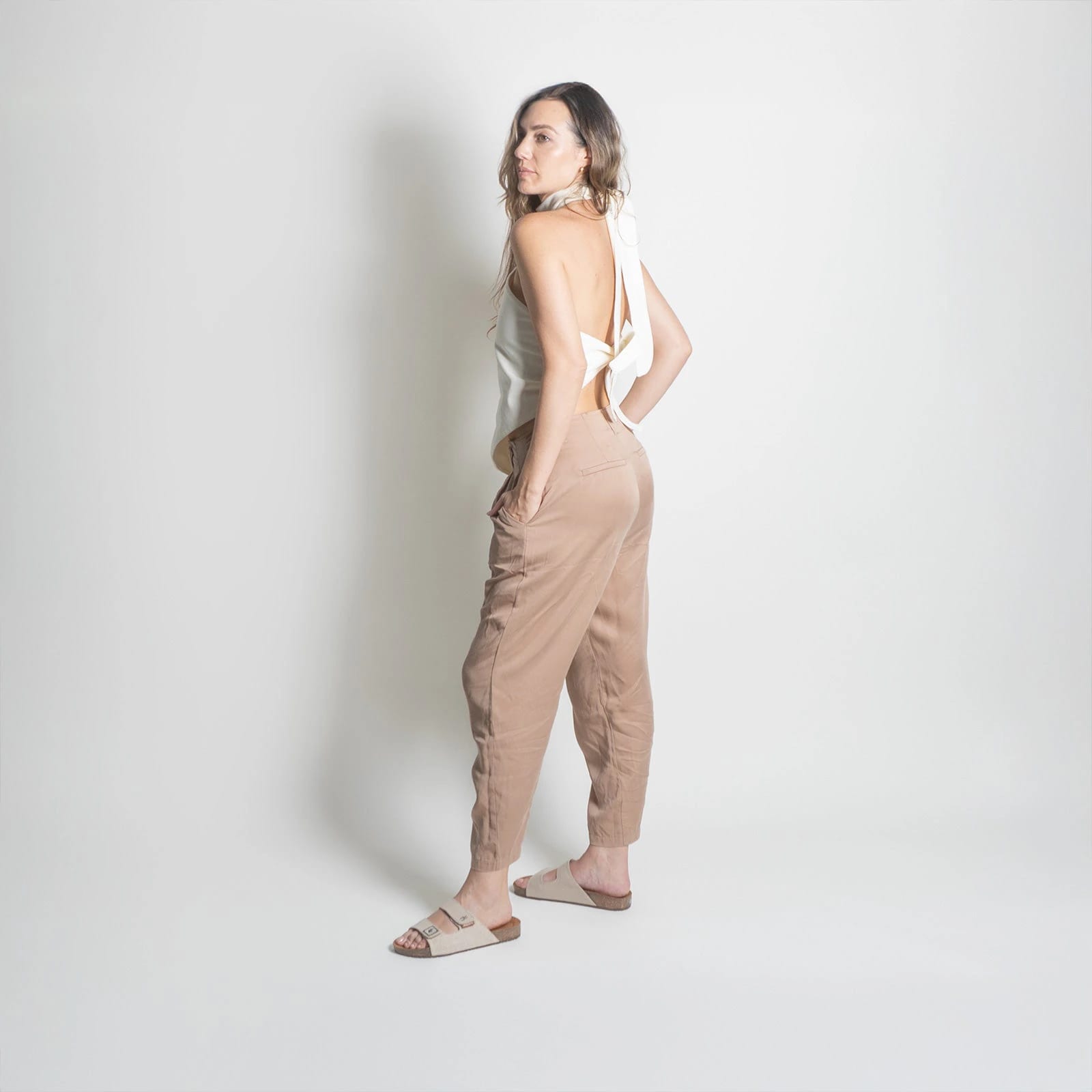 Sandalias "Ruta" Beige - imagen 7