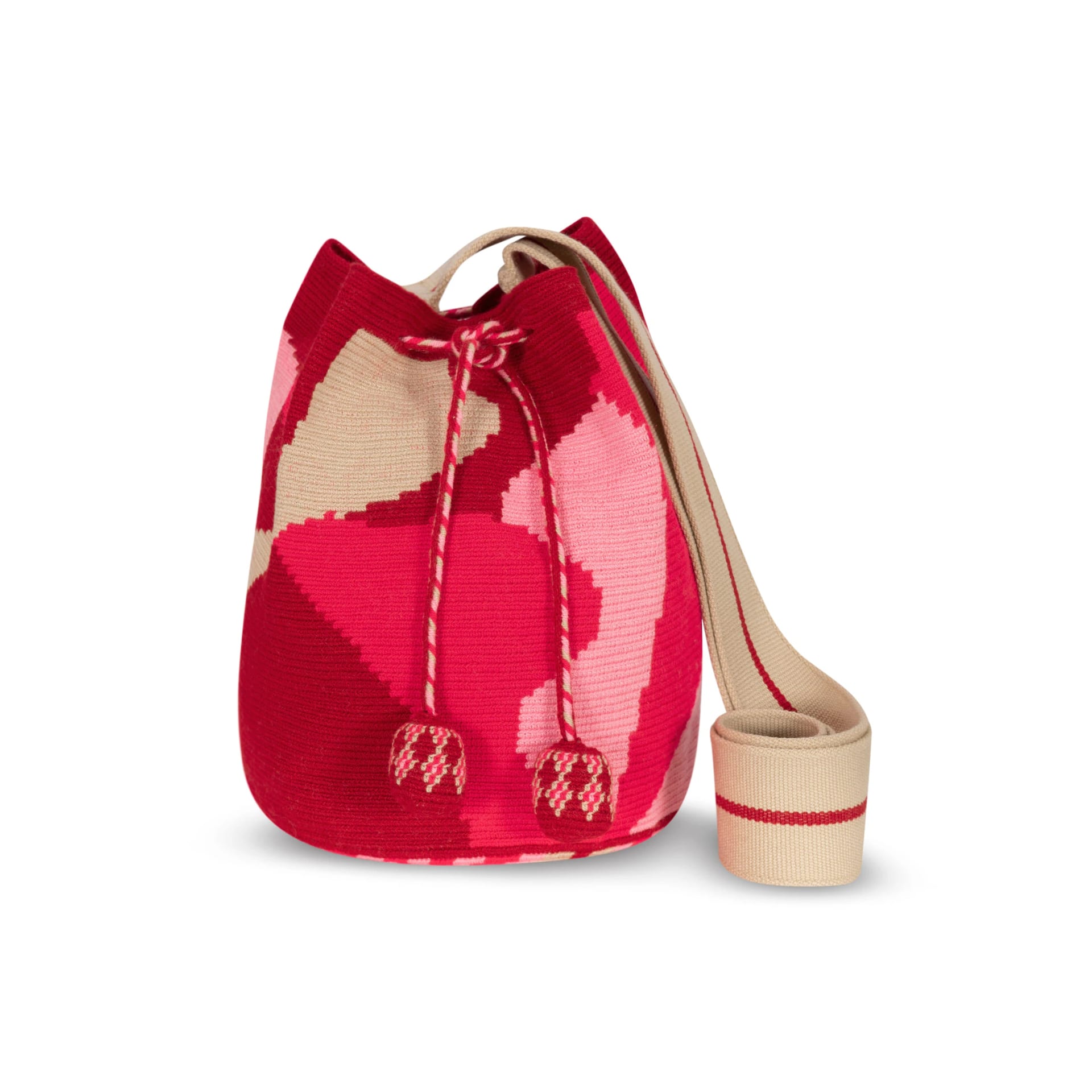Ishashi Large Wayuu Crossbody Bag - Red - imagen 1