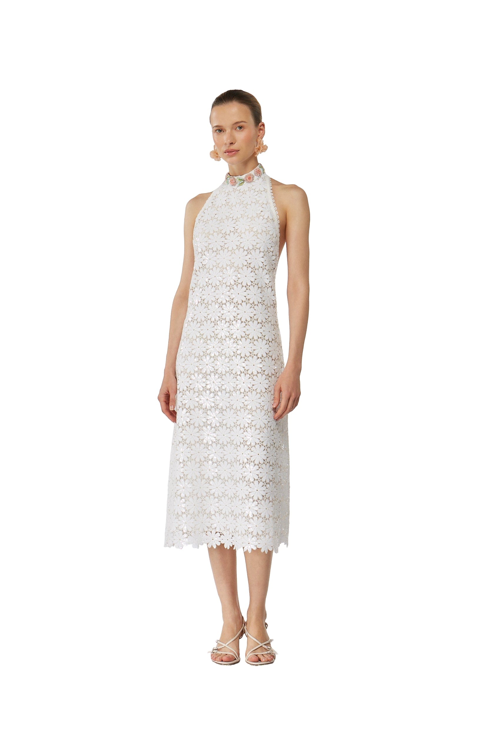 GEMMA MAXI DRESS WHITE - imagen 1