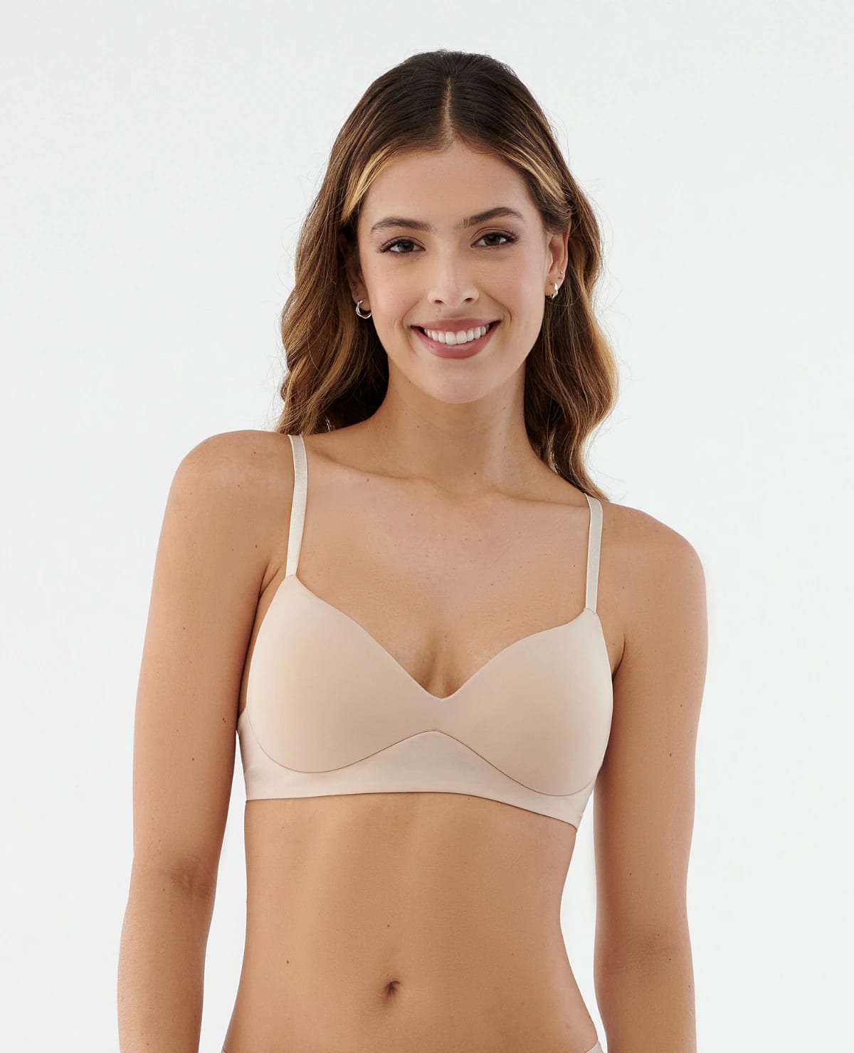 Brasier realce natural | Sin varilla | Microfibra | Copas suaves - imagen 1