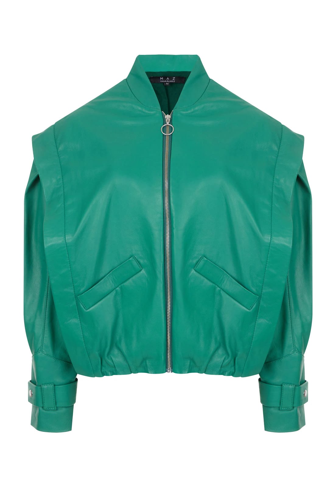 BOMBER LEATHER JACKET - imagen 1